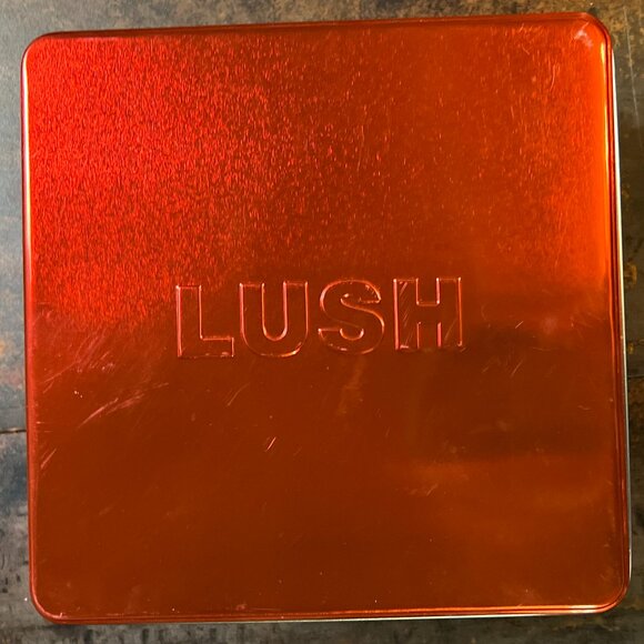 LUSH Empty Red Square Tin for Gifting, Storage, Display, Collecting #3 - Picture 4 of 4